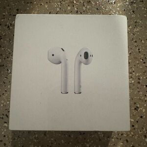 Apple AirPods with charging case product box and instructions EMPTY BOX CASE